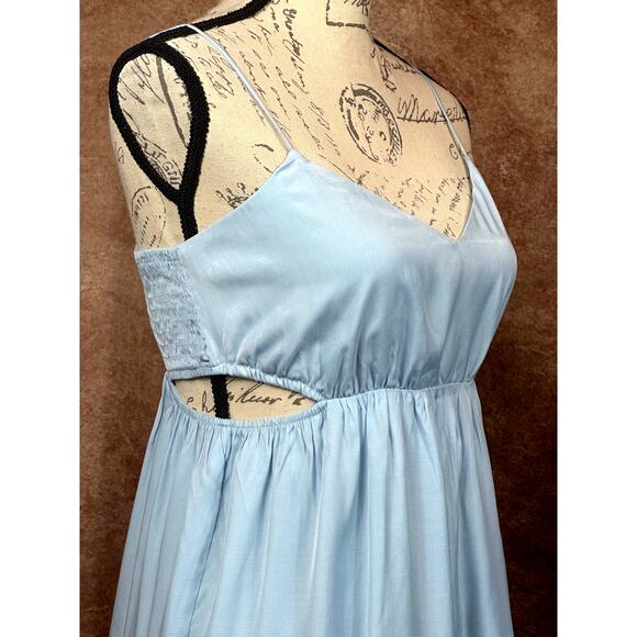 And Now This Women's Cut Out Tiered Maxi Dress - Periwinkle Blue - size XS - Picture 9 of 16